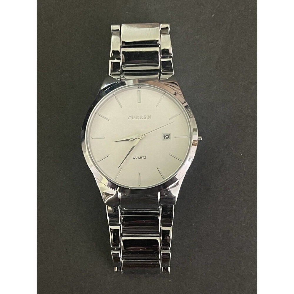 CURREN Men's Quartz Stainless Steel Date Businessmen Wrist Watch